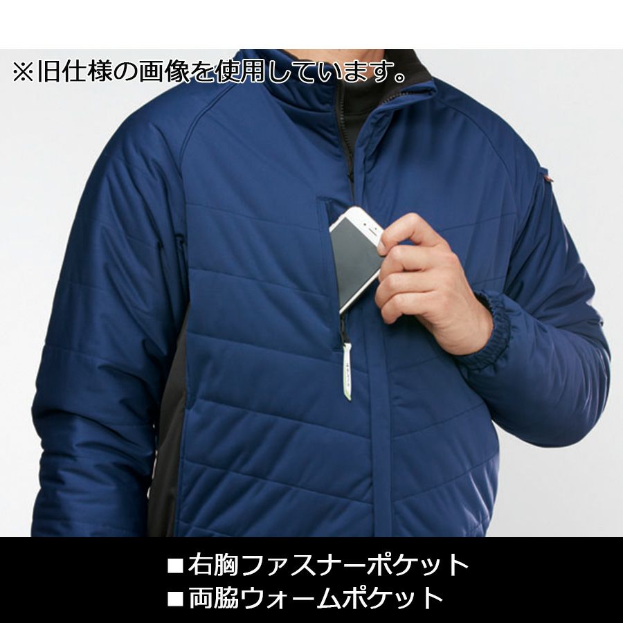 「BURTLE（バートル）」防風ストレッチ軽防寒ジャケット/7410/【2017WEX新作防寒作業服】*防寒作業着防寒着防寒作業服作業着作業服ブルゾンジャケット*