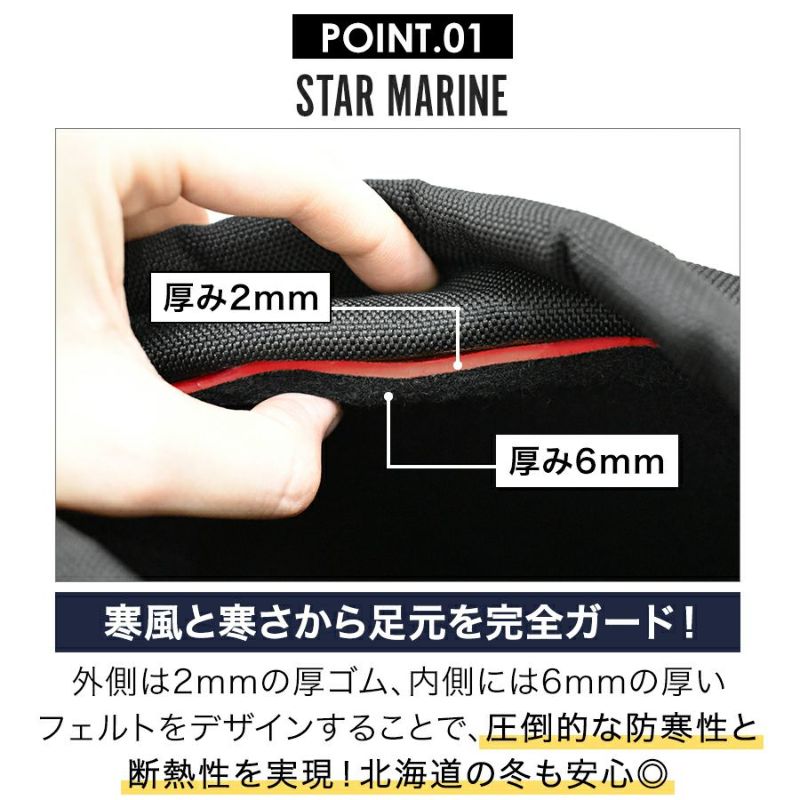 「Prono（プロノ）」裏フェルト防寒長靴スターマリン・12'sSTAR/STM-1701-box/【2018WEX防寒長靴】DF0