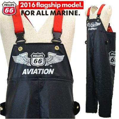 <br>「PHILLIPS66（ロクロク）」高級PVCマリンウェアサロペットパンツ / PH66-MS152 / 【2016 WEX 新作 年間 その他】