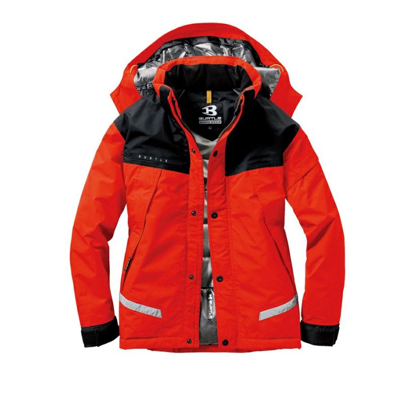 BURTLE 防水防寒ジャケット 7610 メンズ 防寒 作業服 防寒着 作業着