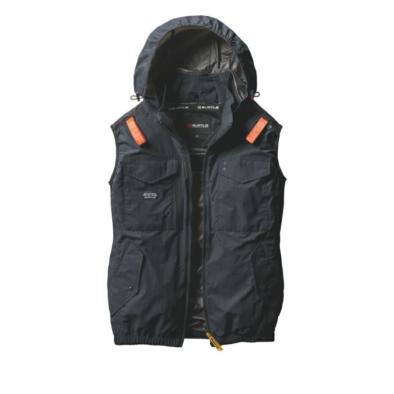 【予約:8/16発送予定】「BURTLE(バートル)」エアークラフト遮熱ナイロンベスト/AC11542021夏物メンズブルゾン作業着空調作業服夏物熱中症対策猛暑ファン