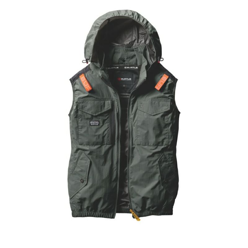 【予約:8/16発送予定】「BURTLE(バートル)」エアークラフト遮熱ナイロンベスト/AC11542021夏物メンズブルゾン作業着空調作業服夏物熱中症対策猛暑ファン