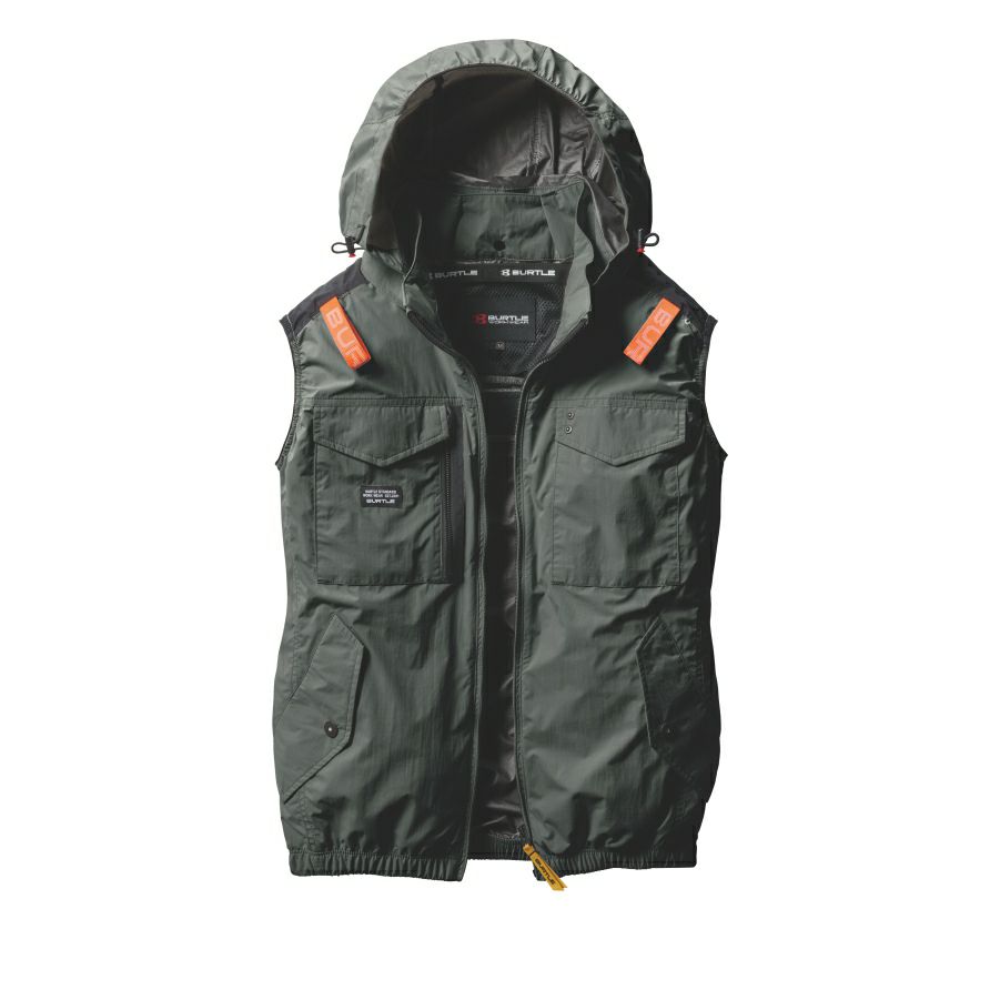 【予約:8/16発送予定】「BURTLE(バートル)」エアークラフト遮熱ナイロンベスト/AC11542021夏物メンズブルゾン作業着空調作業服夏物熱中症対策猛暑ファン