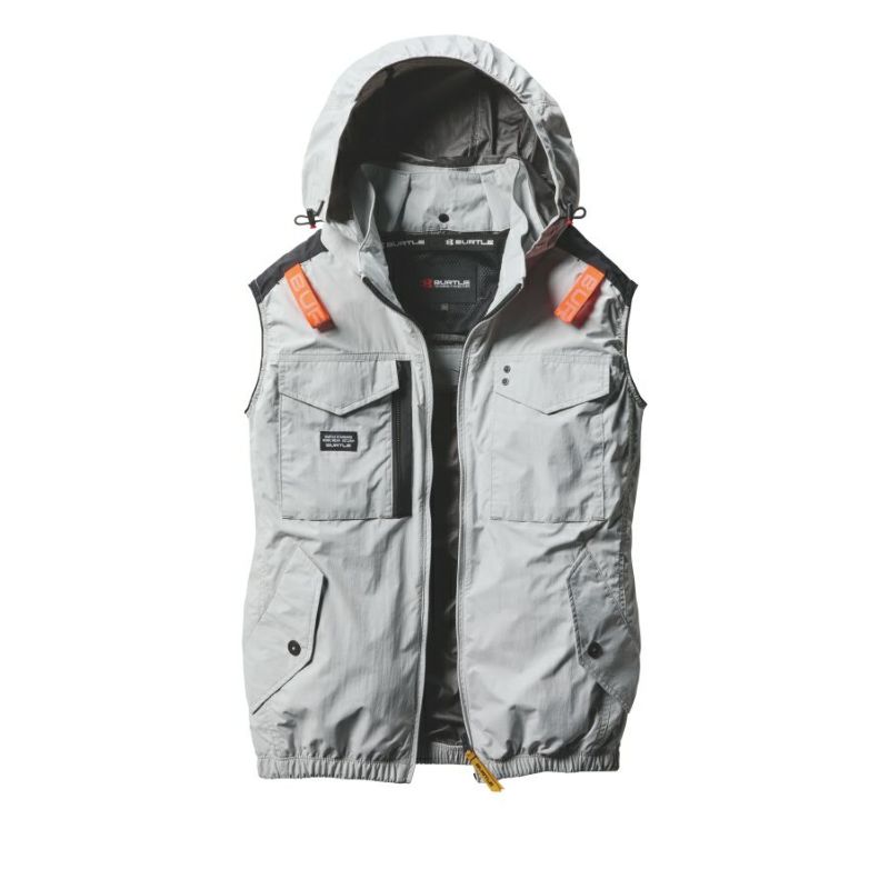 【予約:8/16発送予定】「BURTLE(バートル)」エアークラフト遮熱ナイロンベスト/AC11542021夏物メンズブルゾン作業着空調作業服夏物熱中症対策猛暑ファン