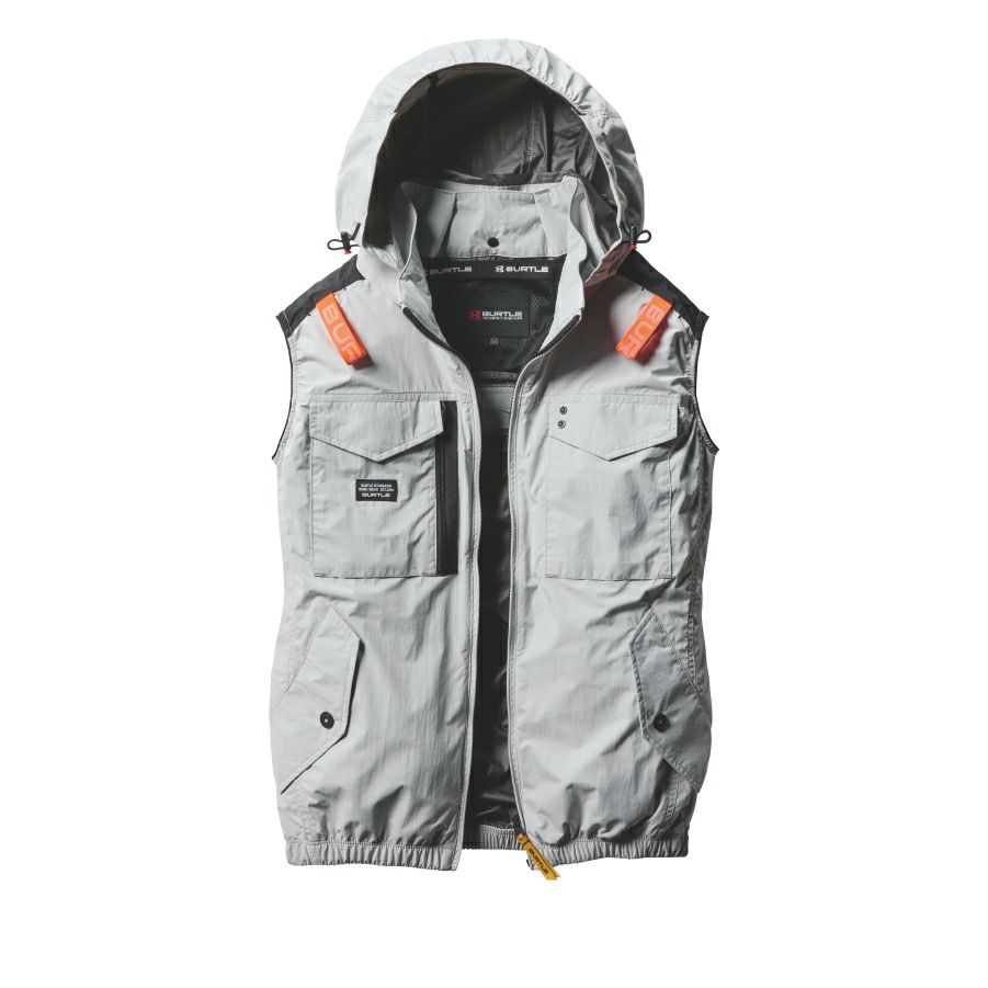 【予約:8/16発送予定】「BURTLE(バートル)」エアークラフト遮熱ナイロンベスト/AC11542021夏物メンズブルゾン作業着空調作業服夏物熱中症対策猛暑ファン