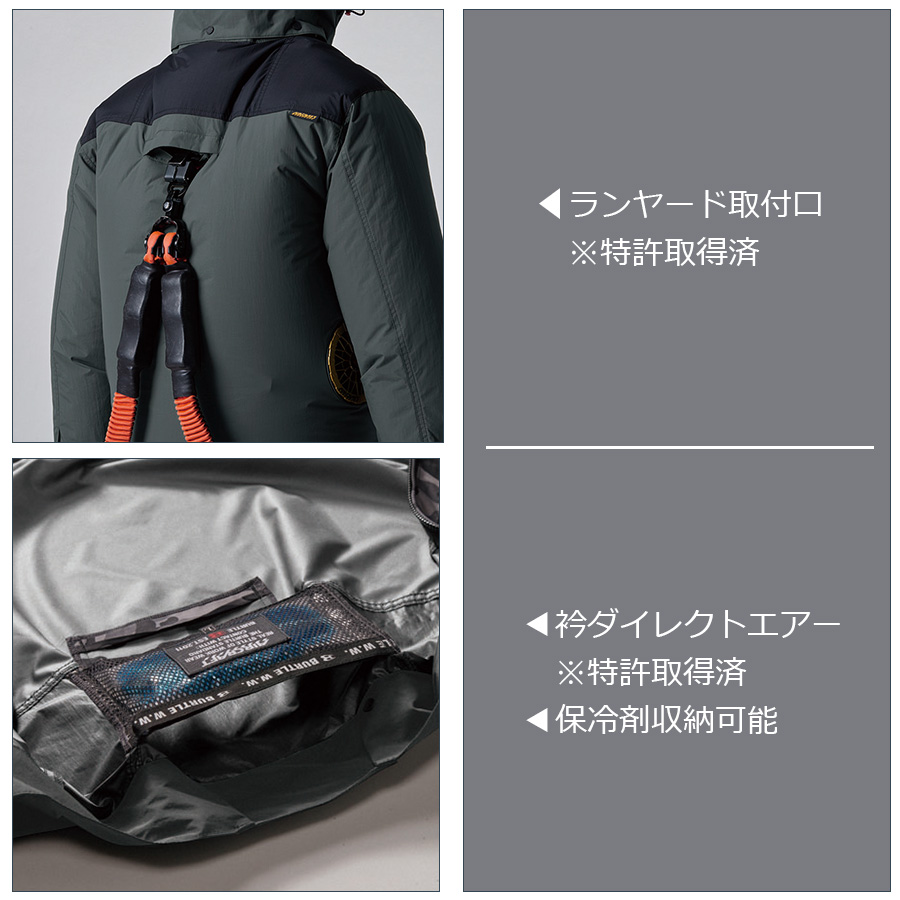 【予約:8/5発送予定】「BURTLE(バートル)」エアークラフト遮熱ナイロン半袖ブルゾン/AC11562021夏物メンズブルゾン作業着空調作業服夏物熱中症対策猛暑ファン