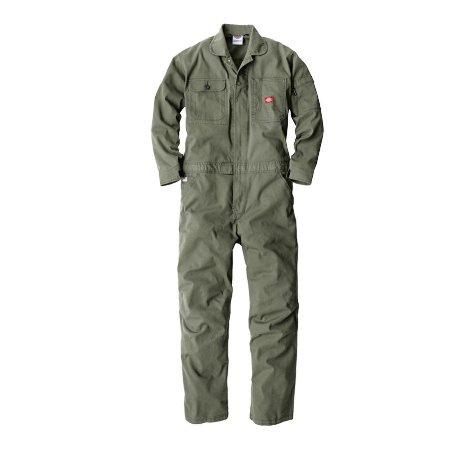 「Dickies(ディッキーズ)」ストレッチオックスツナギ/D-736/オーバーオールおしゃれメカニック整備車農家さん農作業アウトドア