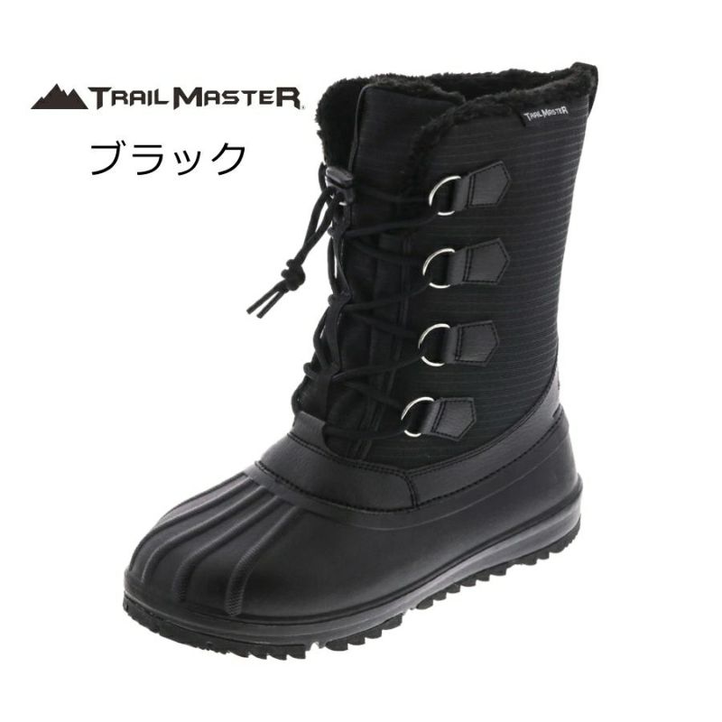 「TRAILMASTER」メンズウィンターブーツトレイルマスター/TR-034防寒靴スノーブーツ防水冬靴アシックス商事