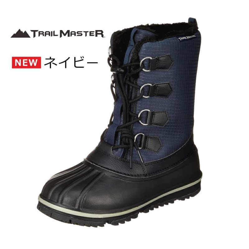「TRAILMASTER」メンズウィンターブーツトレイルマスター/TR-034防寒靴スノーブーツ防水冬靴アシックス商事