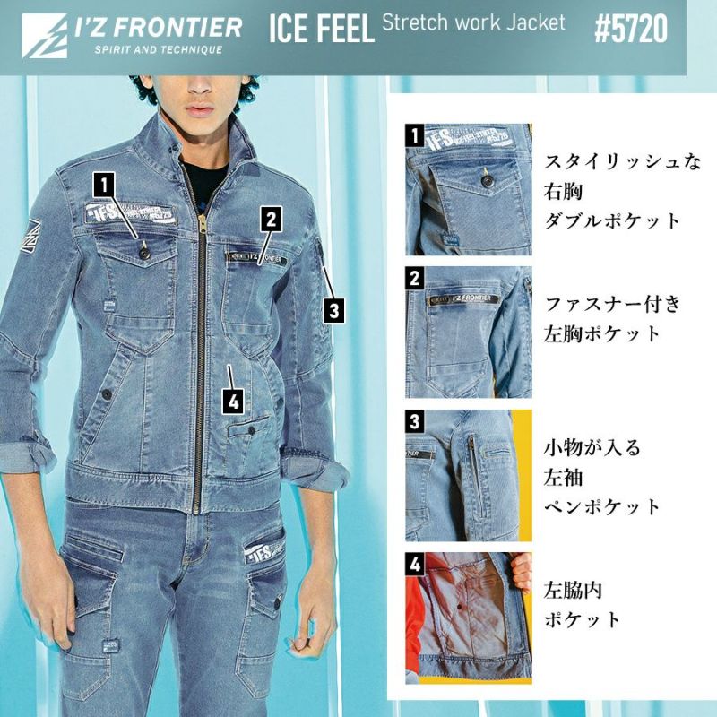 アイズフロンティア」接触冷感 アイスフィールタッチワーク アイズフロンティア」接触冷感 アイスフィールタッチワーク