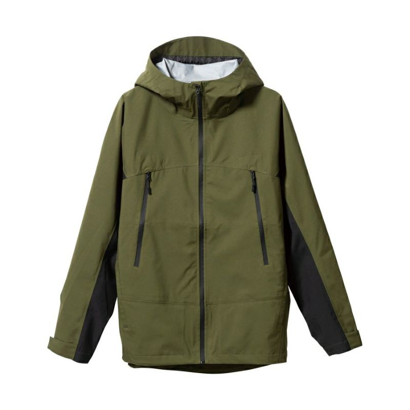 ハミューレ透湿防水3レイヤーストレッチレインジャケットHMU-2301S～3Lカッパレインウェア雨通勤通学アウトドアマウンテンパーカー仕事作業プロノ