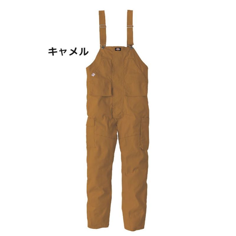 ディッキーズ　D-6709　13.ブラック　3XL ストレッチ　オーバーオール ディッキーズ ストレッチオックス オーバーオールカーゴ D-739