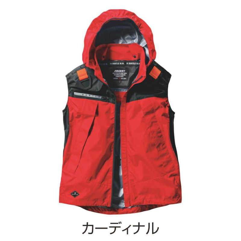 【2023年モデル】バートルエアークラフトフーディベストAC1194夏物メンズブルゾン作業着空調作業服夏物熱中症対策猛暑ファンBURTLE