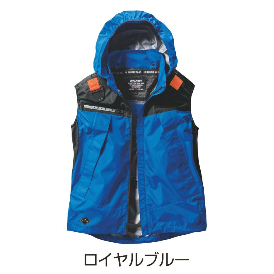 【2023年モデル】バートルエアークラフトフーディベストAC1194夏物メンズブルゾン作業着空調作業服夏物熱中症対策猛暑ファンBURTLE