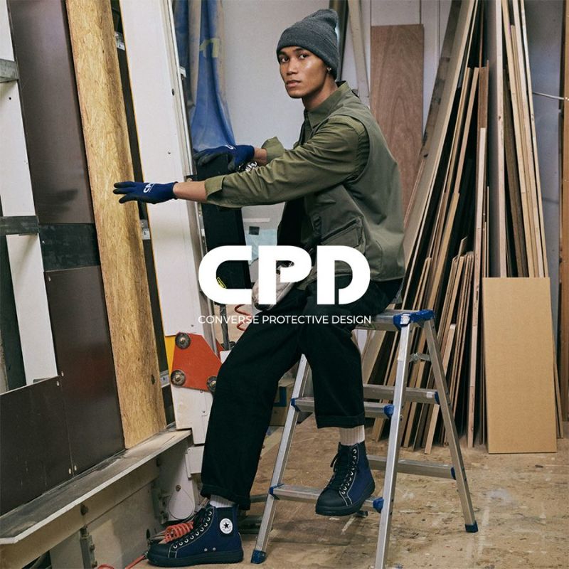 コンバース CPD」ALL STAR PS SIDEGORE HI ネイビー セーフティ コンバース CPD」ALL STAR PS SIDEGORE HI ネイビー セーフティ