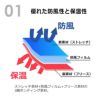 「タルテックス」防風ボンディングパーカー/11661メンズアウターストレッチ裏フリース作業服作業着アウトドア