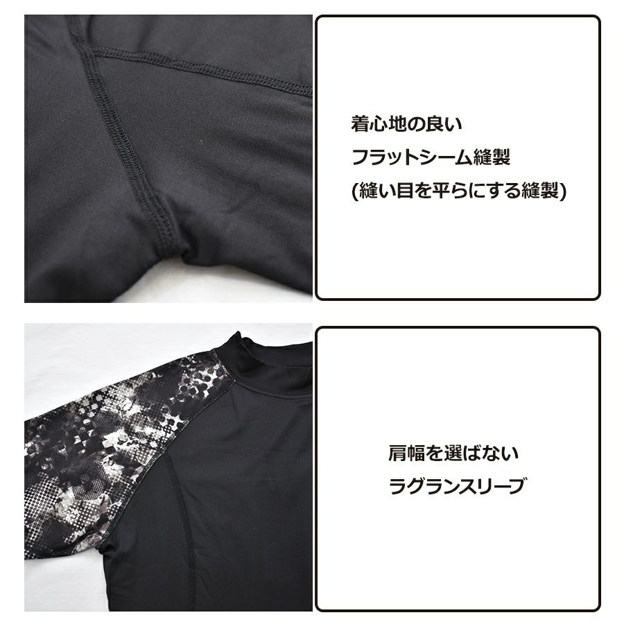 プロノ 防寒コンプレッションハイネックシャツ PR-2336 裏起毛 インナー 長袖 作業服 作業着 秋冬 スポーツ Prono