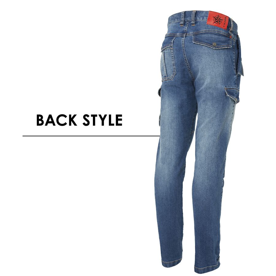 ロッキー デニムワンタックカーゴパンツ RP6918 メンズ レディース 作業服 作業着 作業ズボン ストレッチ ROCKY ボンマックス