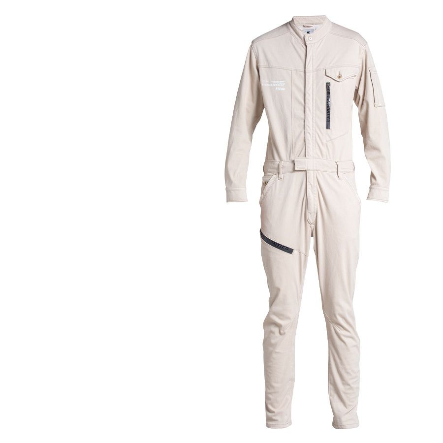 アイズフロンティア スウェットデニムオーバーオール #5644 つなぎ ストレッチ 作業服 作業着 I'Z FRONTIER