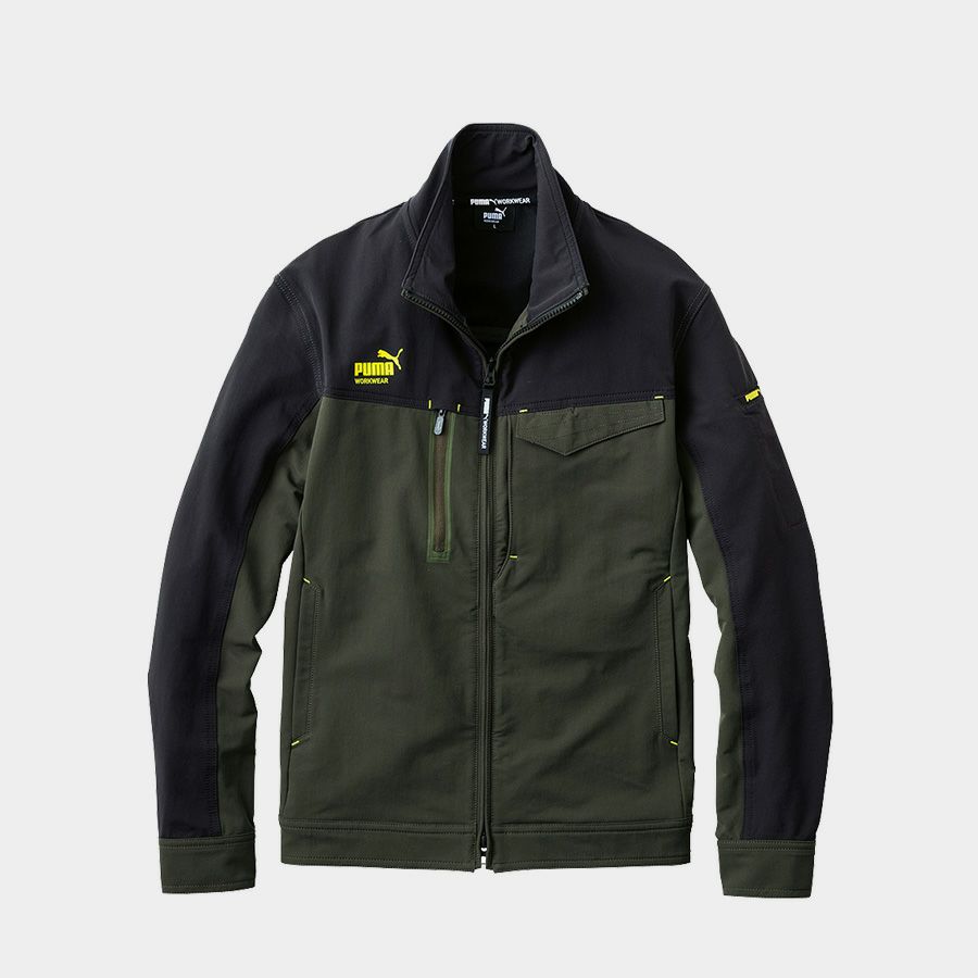 プーマ ワークウェア 作業ウェアPUMAワークジャケット PW-3021A ストレッチ 作業服 作業着 ブルゾン PUMA WORKWEAR