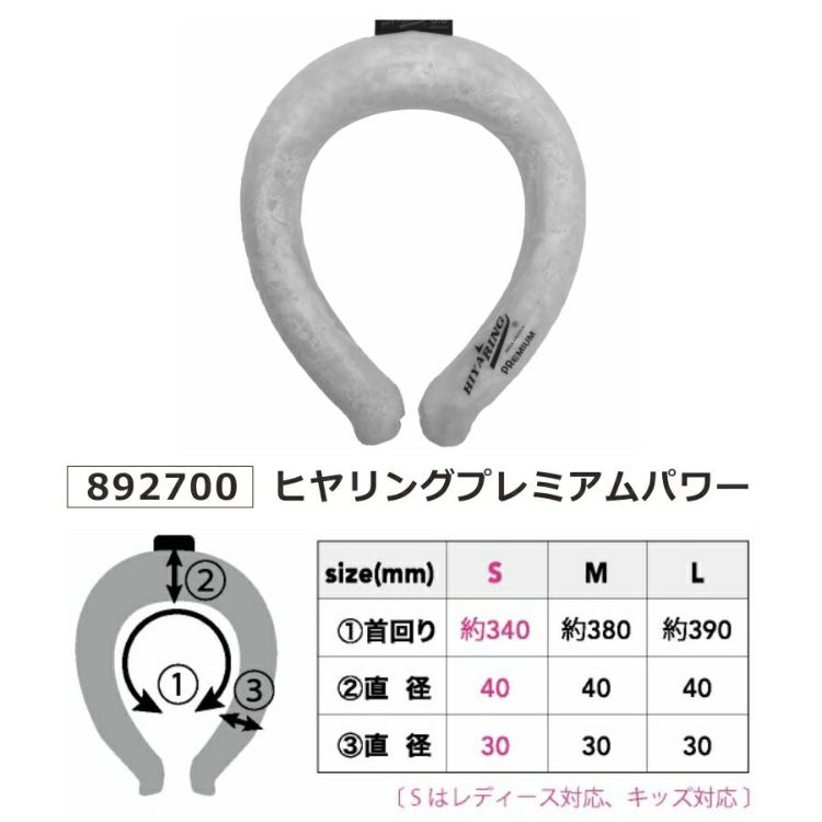 CUC ヒヤリング プレミアムパワー 892700 首 アイス クール