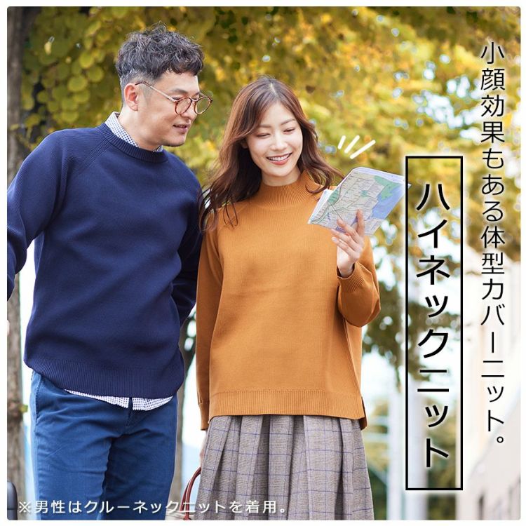ハミューレ レディース ウォッシャブルハイネックニット HMO