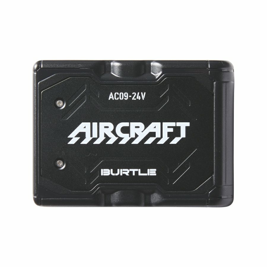2025年モデル バートル エアークラフト 24V リチウムイオンバッテリ－ AC09 作業服 作業着 空調作業服 猛暑 ファン EF プロノ BURTLE AIR CRAFT