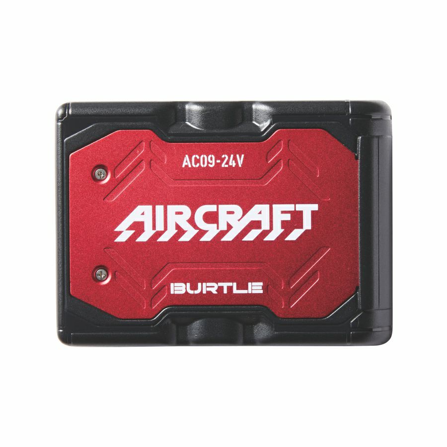 2025年モデル バートル エアークラフト 24V リチウムイオンバッテリ－ AC09 作業服 作業着 空調作業服 猛暑 ファン EF プロノ BURTLE AIR CRAFT