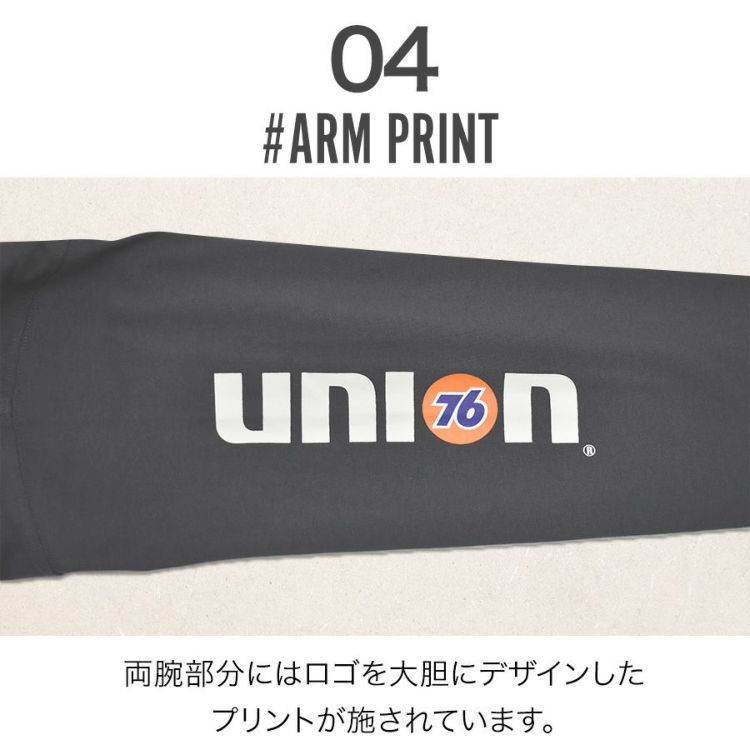 UNION76 ナナロク 長袖コットンTシャツ No.76-2512 綿100% UVカット ロンT カジュアル メンズ プロノ