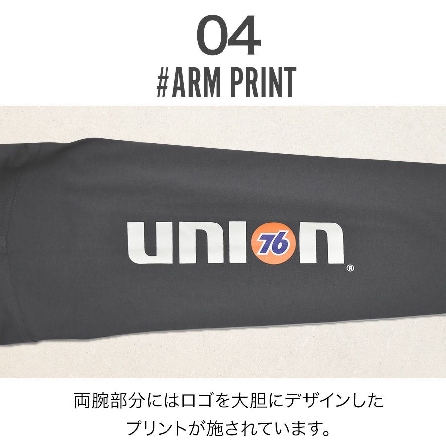 UNION76 ナナロク 長袖コットンTシャツ No.76-2512 綿100% UVカット ロンT カジュアル メンズ プロノ
