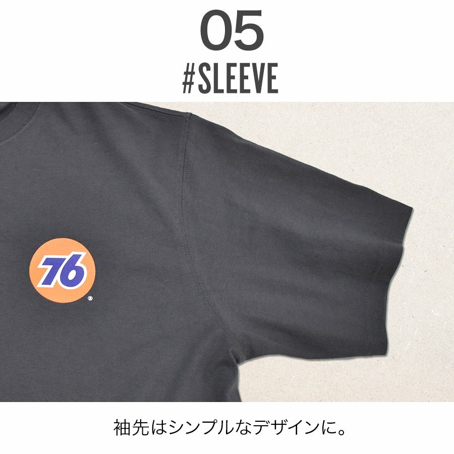 UNION76 ナナロク 半袖コットンTシャツ No.76-2509 No.76-2510 No.76-2511 綿100% UVカット カジュアル メンズ プロノ