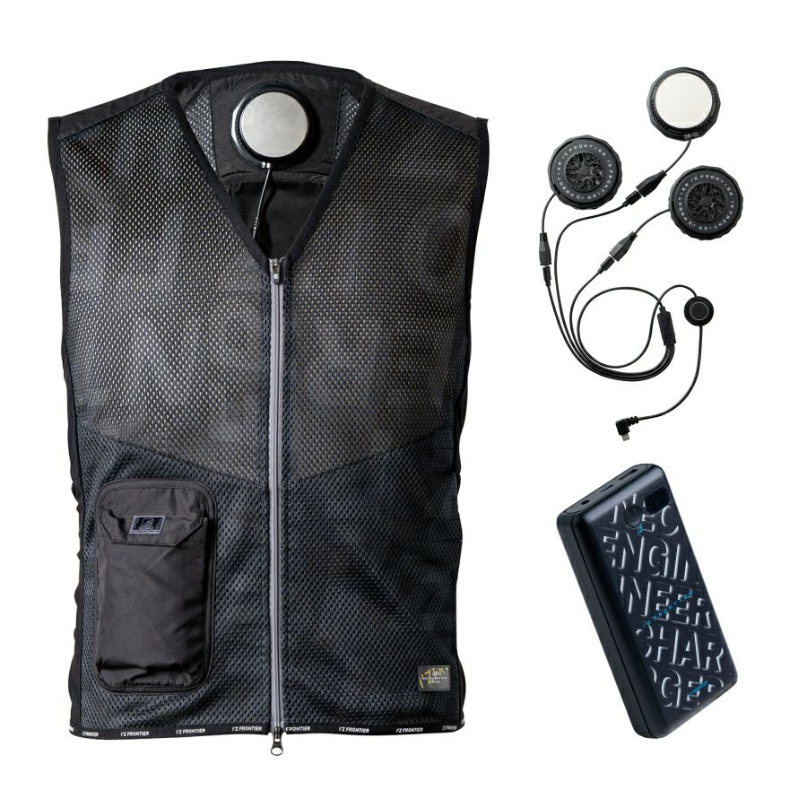 アイズフロンティア 冷却ビッグペルチェ3個タイプ インナーベスト＆デバイス・バッテリーセット #PSBP1073 冷却 暑さ対策 猛暑対策 作業着 作業服  I'Z FRONTIER