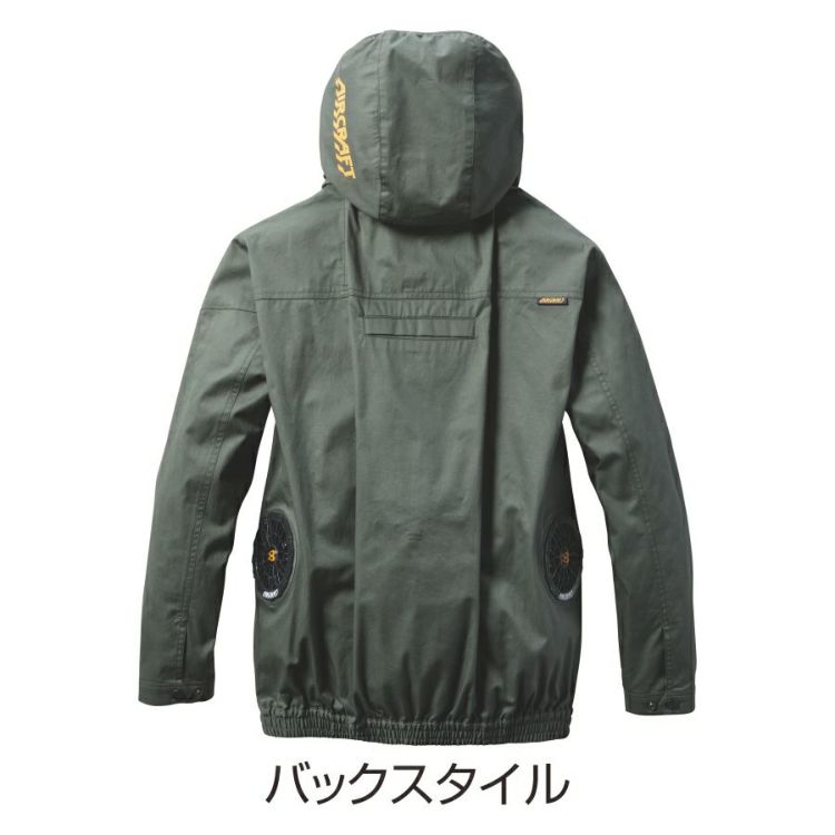 バートル　AC2041　5.シルバー　XXL　ACブルゾン　サイドファン① 楽天市場】BURTLE エアークラフト AC2041 長袖ブルゾン サイド