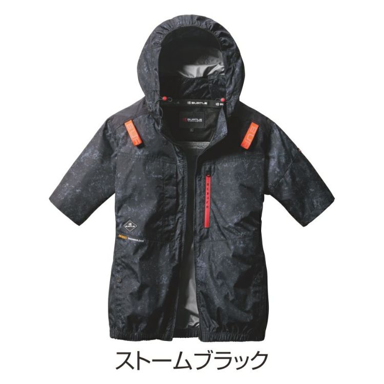 2025 バートル半袖ハイバック空調服 フルセット XL寸 ハイバックファン取付[バートル] AC2036 エアークラフト半袖