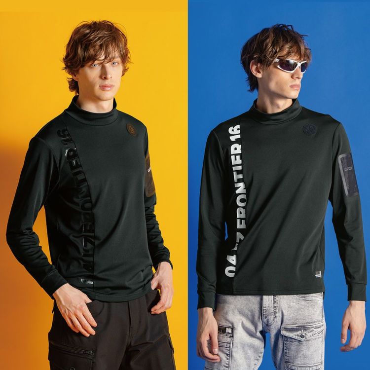 アイズフロンティア 裏起毛モックネックシャツ #9103 メンズ インナー